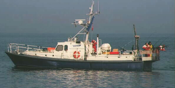 Bonito fotograferad av KBV 290 1999 i Öresund.