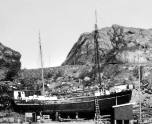 Bovallstrands Varv 1952 m okänd galeas.jpg